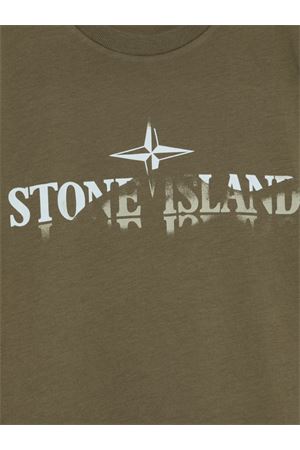 T-shirt con stampa logo STONE ISLAND KIDS | K1S162100010S0150V0054